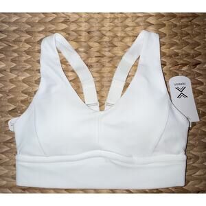 Xersion Sport White Bra Medium Support size XS NEW